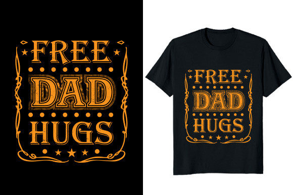Free Dad Hugs T-shirt Design: A Designer's Review