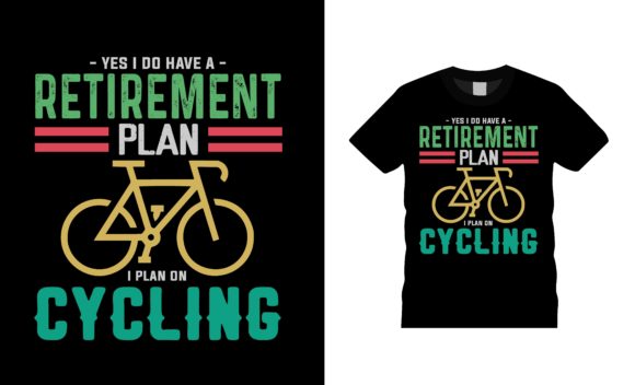 Retirement Plan Cycling T-shirt Design Review