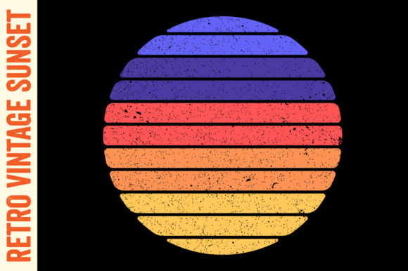 Retro Sunset Vintage Circle Kdp Interior Review