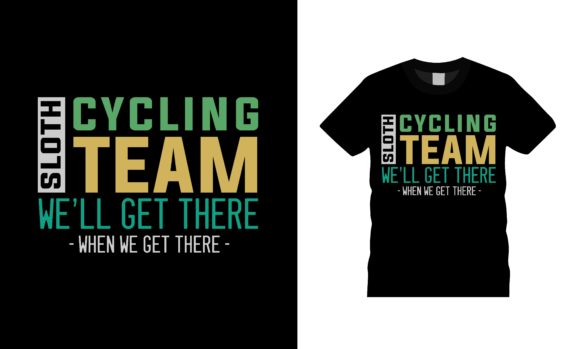 Sloth Cycling Team T-Shirt Design Review